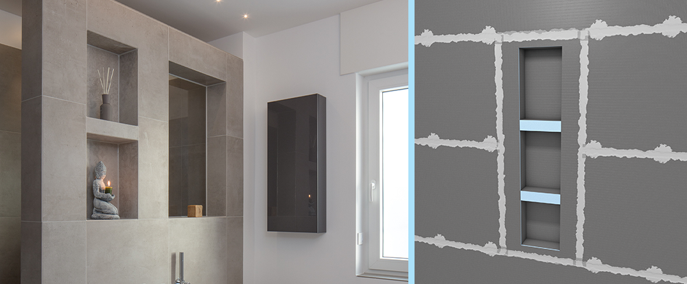 Shower niches - wedi America