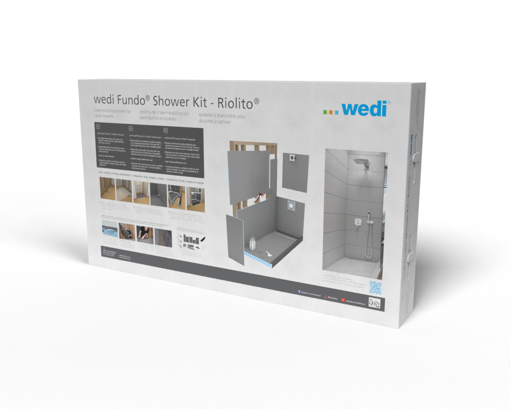 Wedi 48 X 60 Fundo Ligno Shower Kit US2000061 The Home, 58% OFF